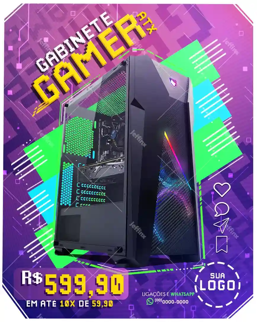 Design de Gabinete Gamer